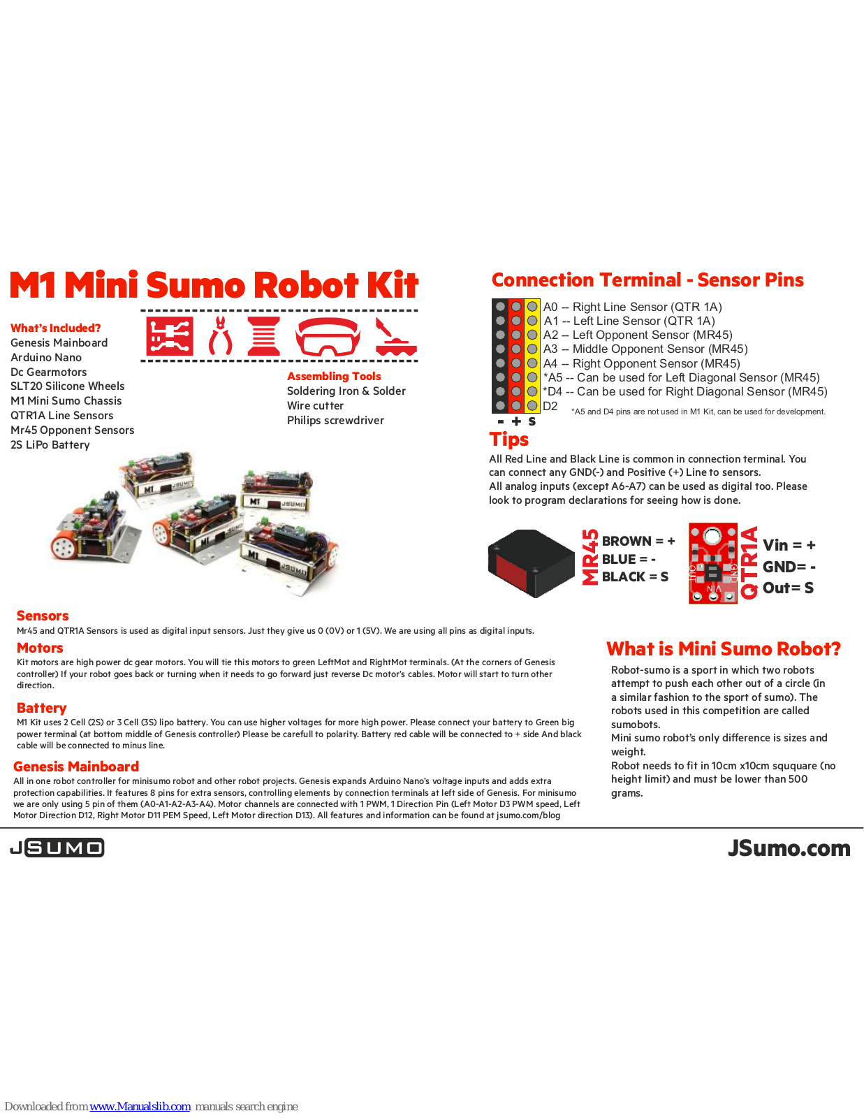 Jsumo M1 User Manual - ManualMachine.com