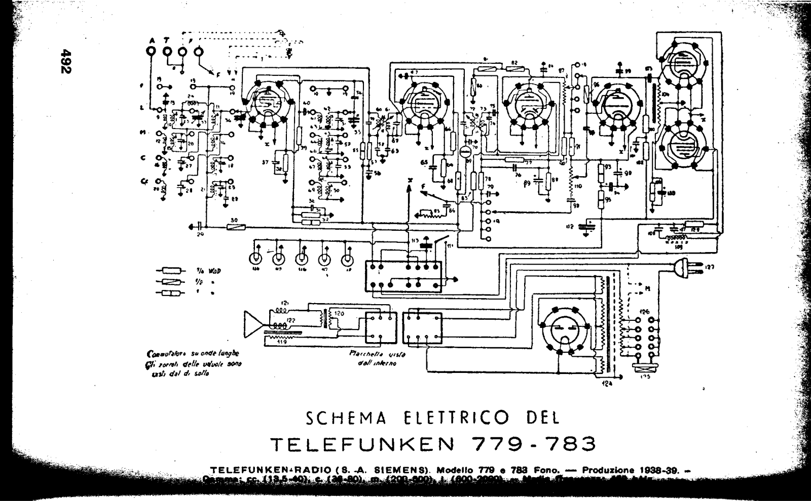 Telefunken 783, 779 Schematic