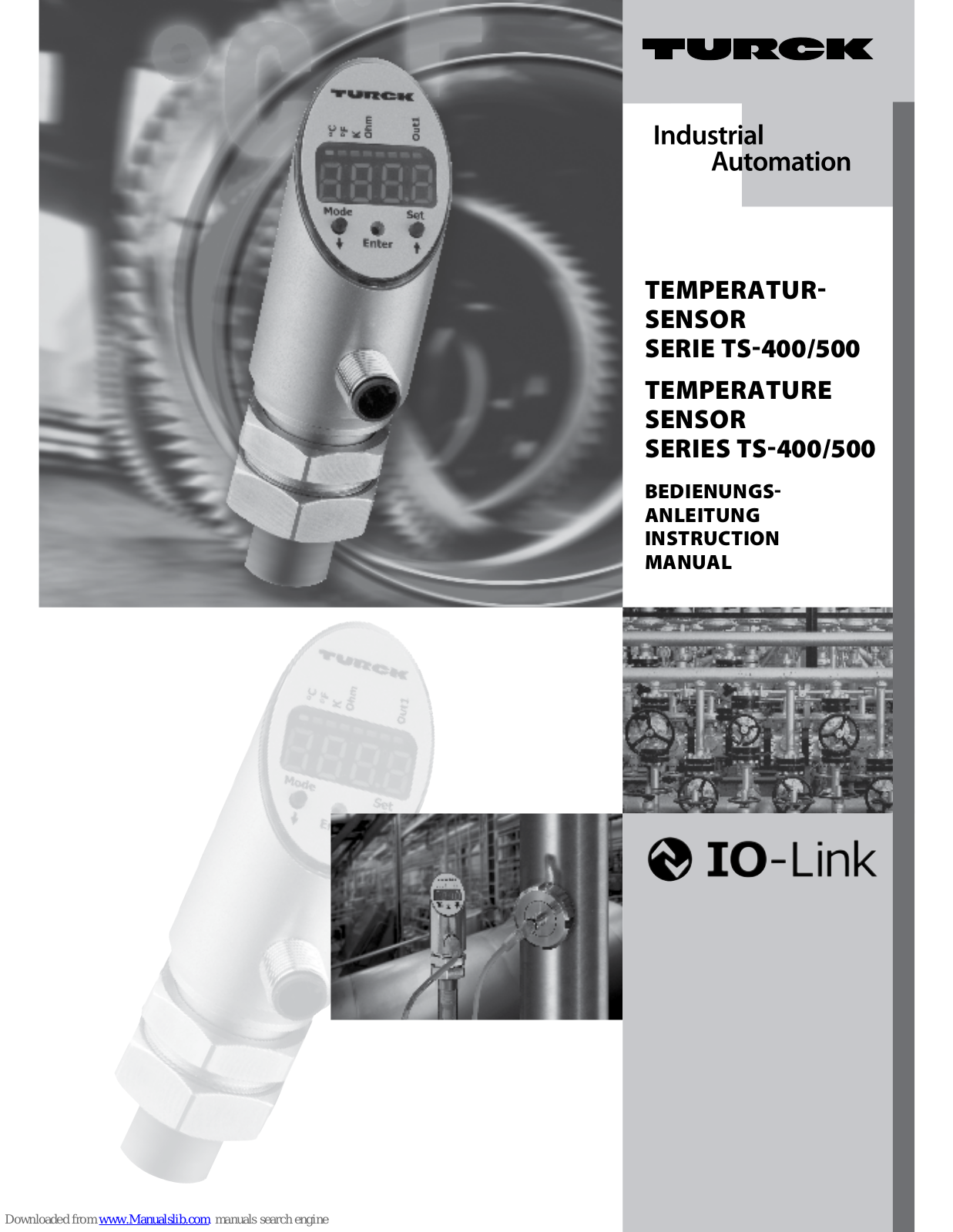 turck TS Series, TS-400 Series, TS-500 Series Instruction Manual