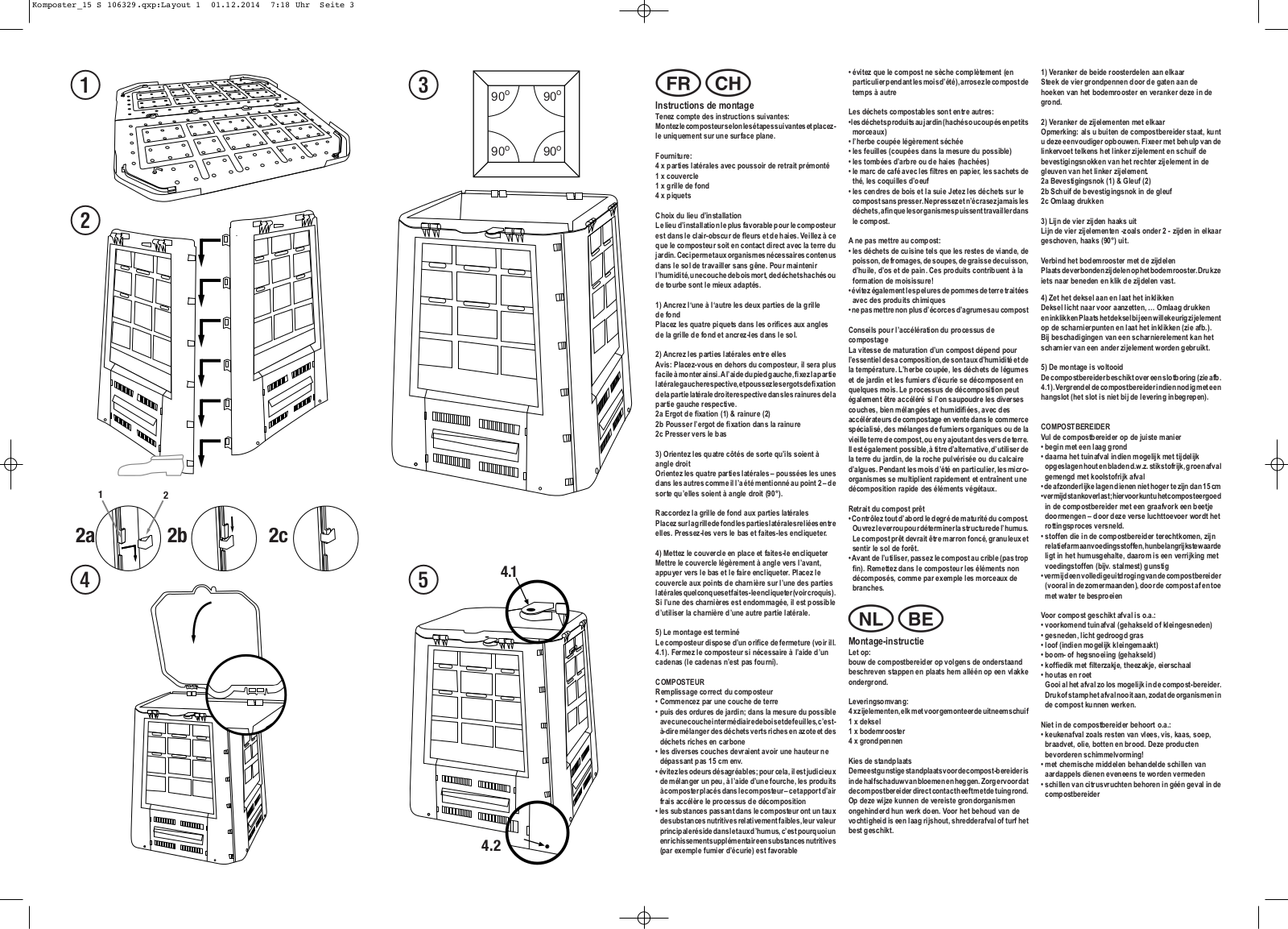 Florabest Compost Bin User Manual