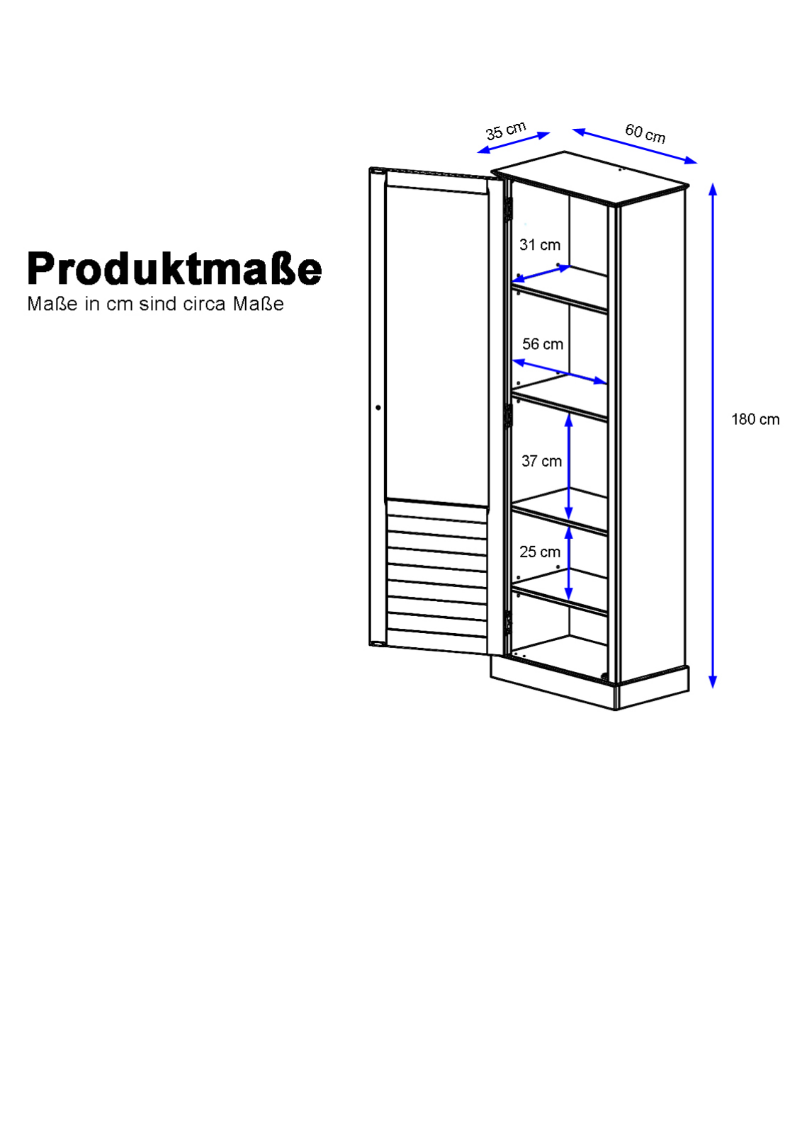 Home affaire Vitrine Assembly instructions