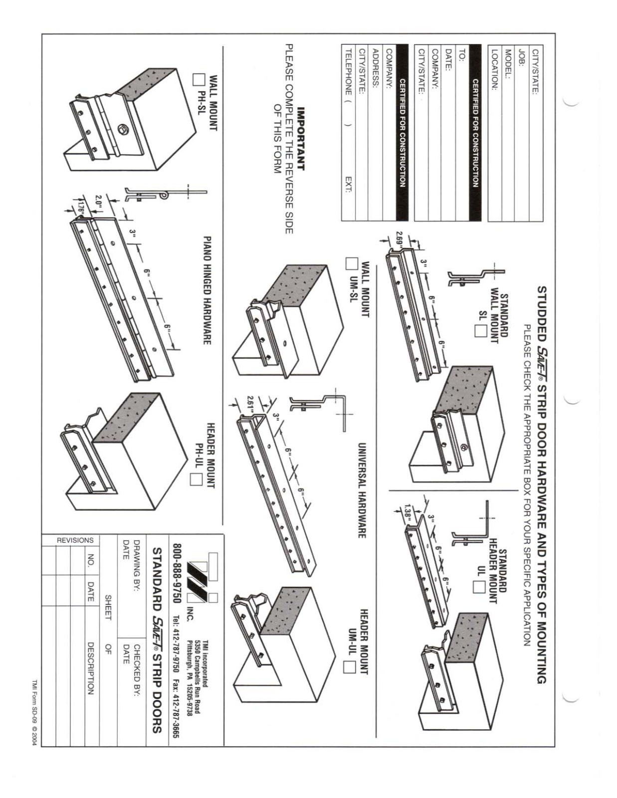 Tmi PH-SL User Manual