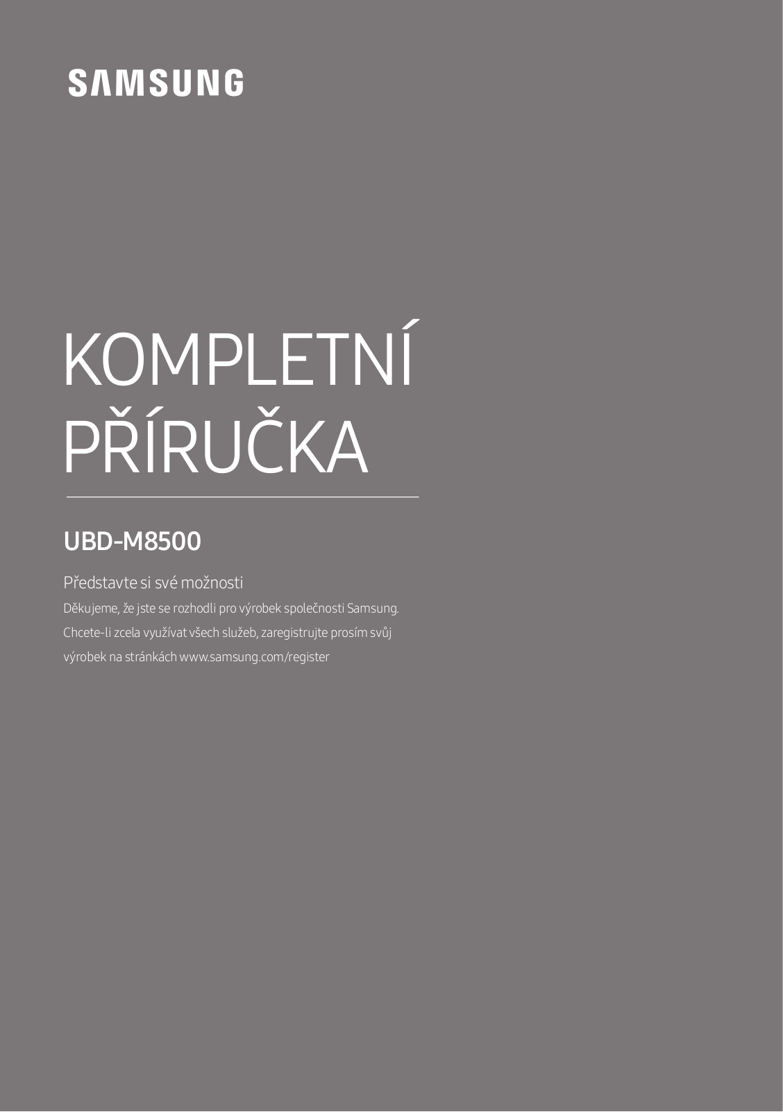 Samsung UBD-M8500 User Manual