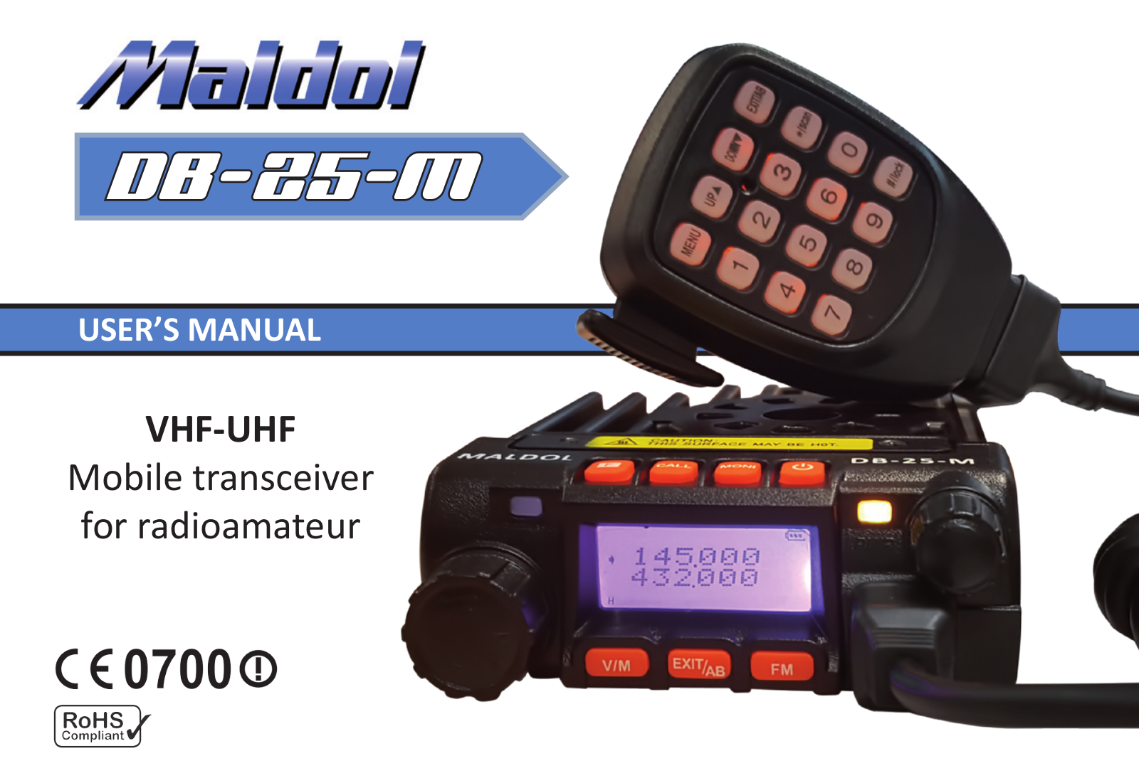 Maldol DB-25-M User Manual