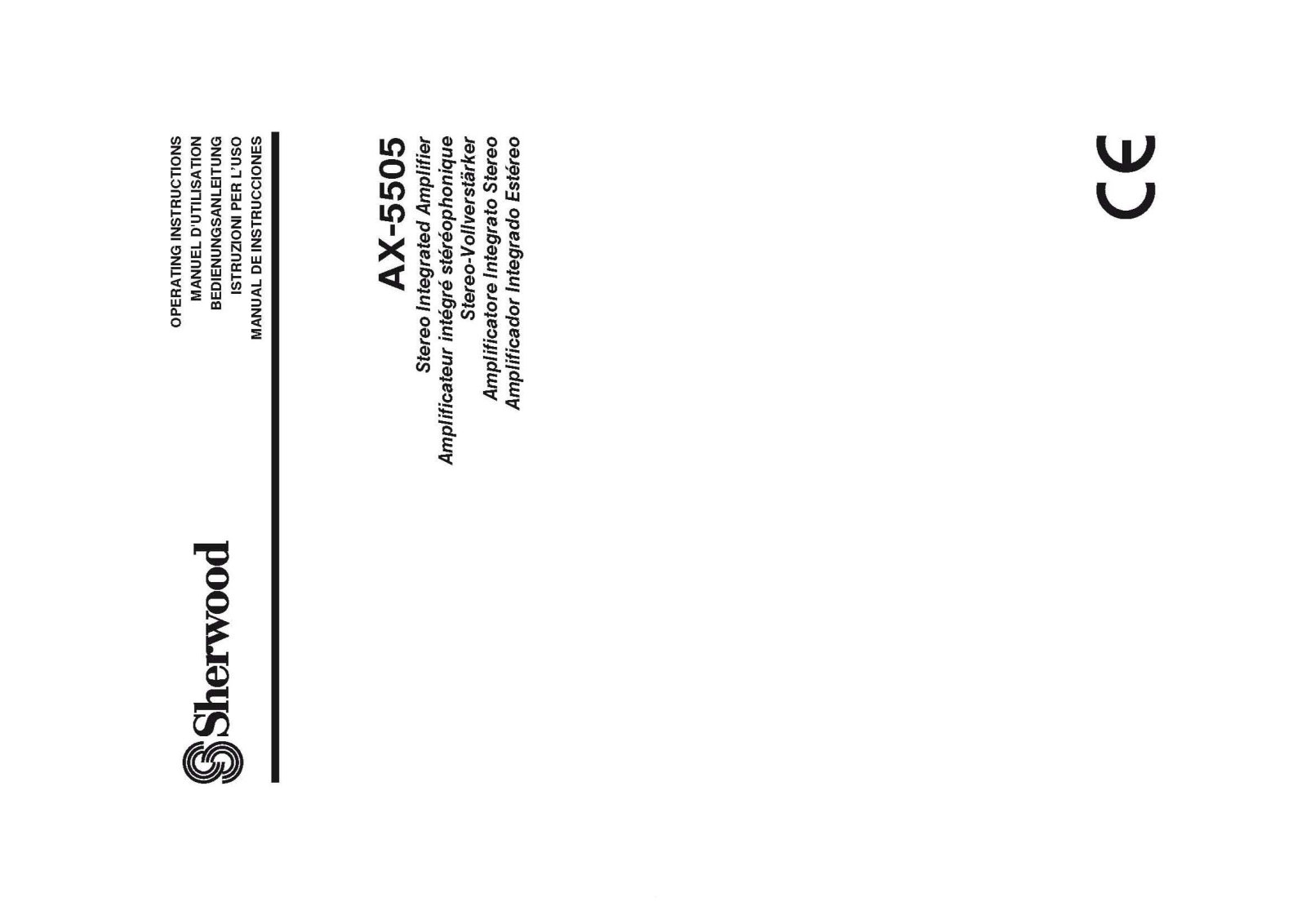 Sherwood AX-5505 Owners Manual