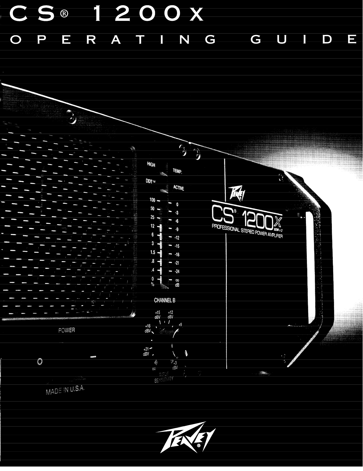 Peavey CS 1200X User Manual