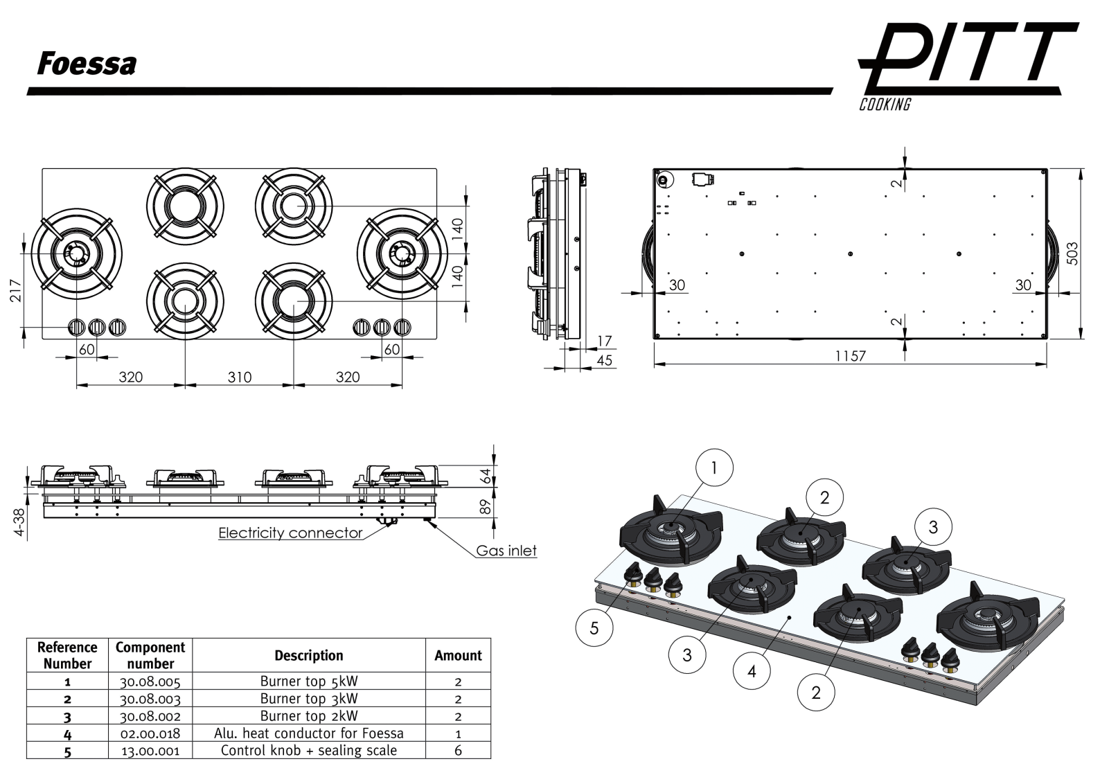 Pitt FOESSA-LPG Specifications Sheet - ManualMachine.com