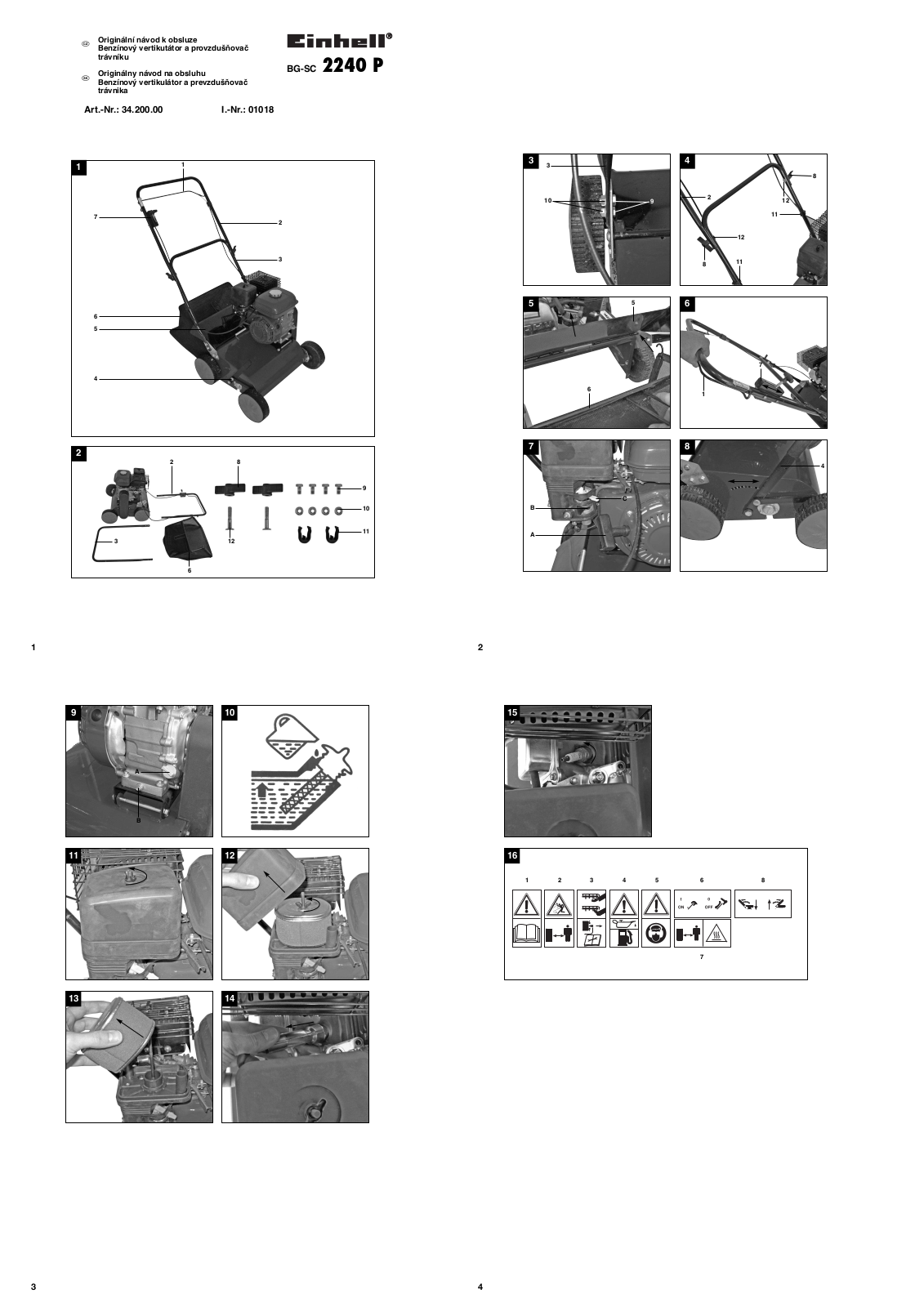 Einhell BG-SC 2240 P User Manual