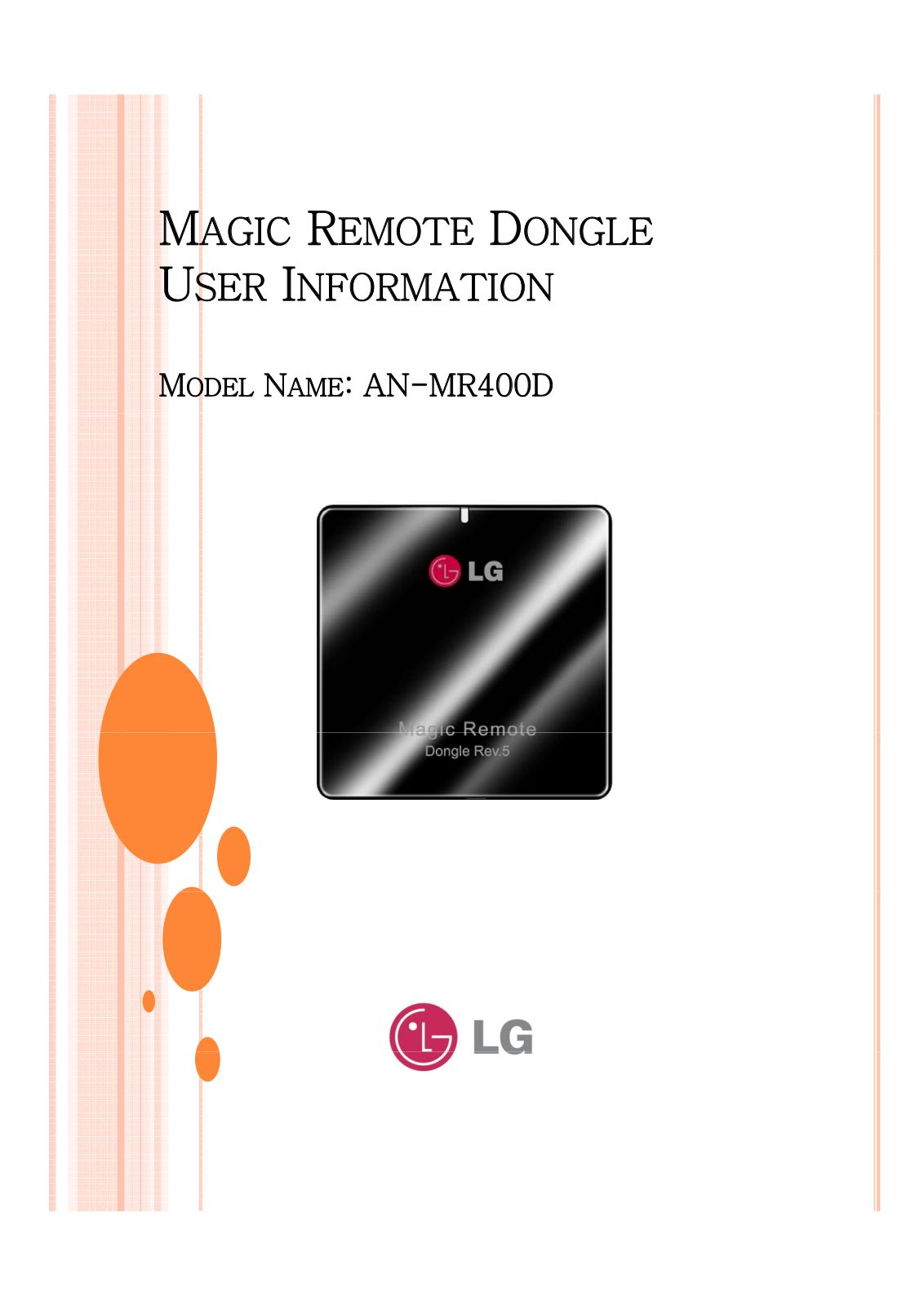 LG MR400D User Manual