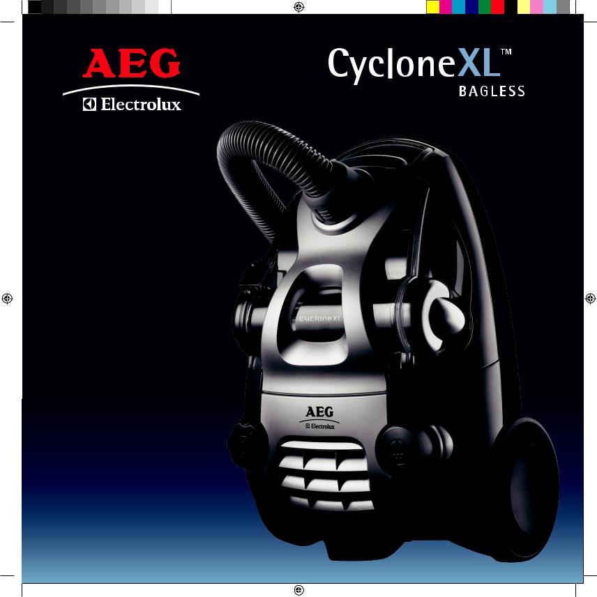 Aeg-electrolux CYCLONE XL BAGLESS, CYCLONE XL Manual