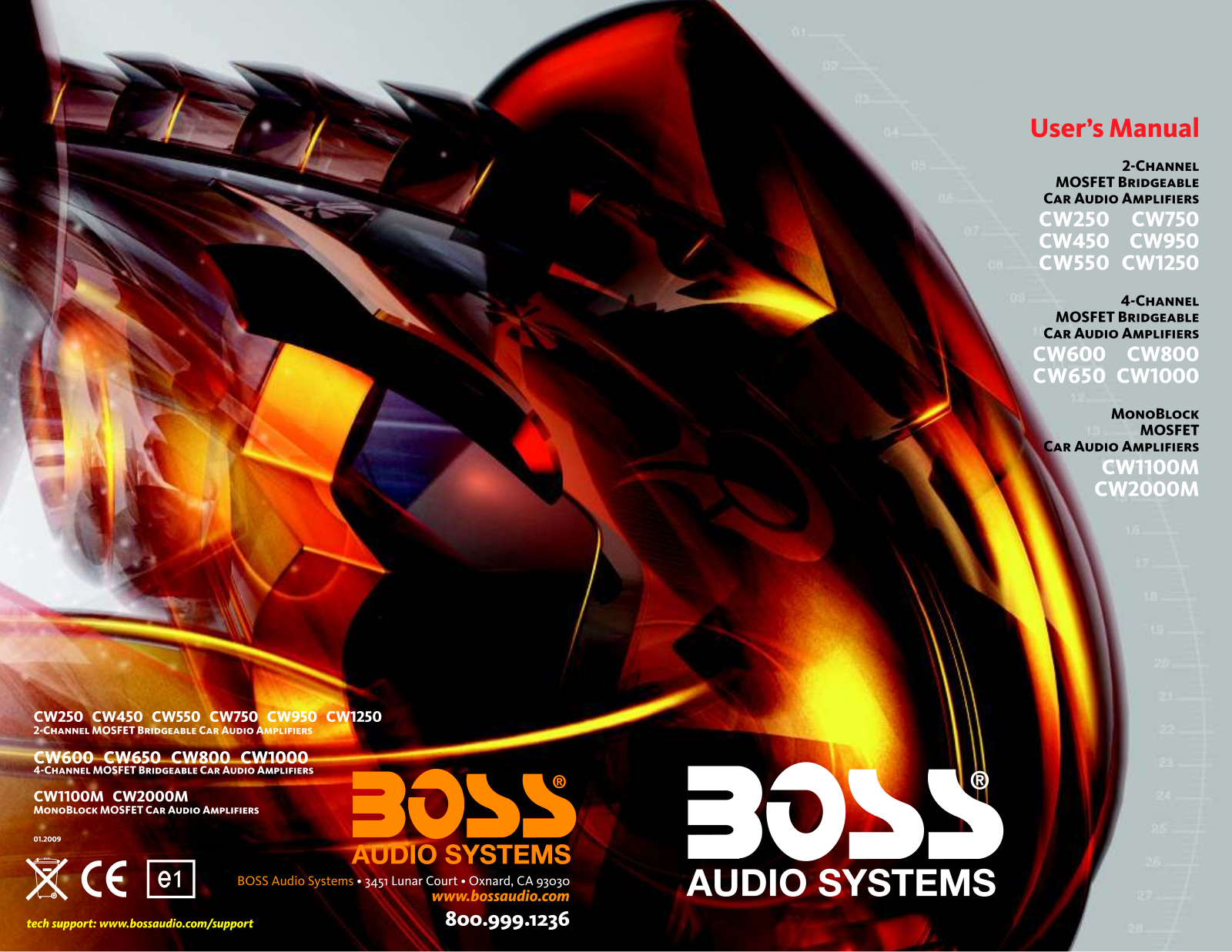 Boss CHAOS WIRED CW800, CHAOS WIRED CW950 User Manual