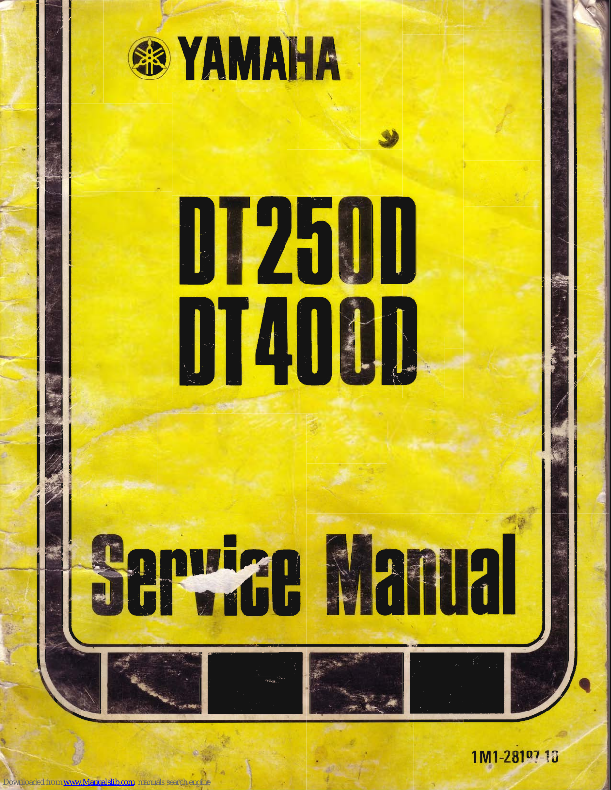 Yamaha DT250D, DT400D Service Manual