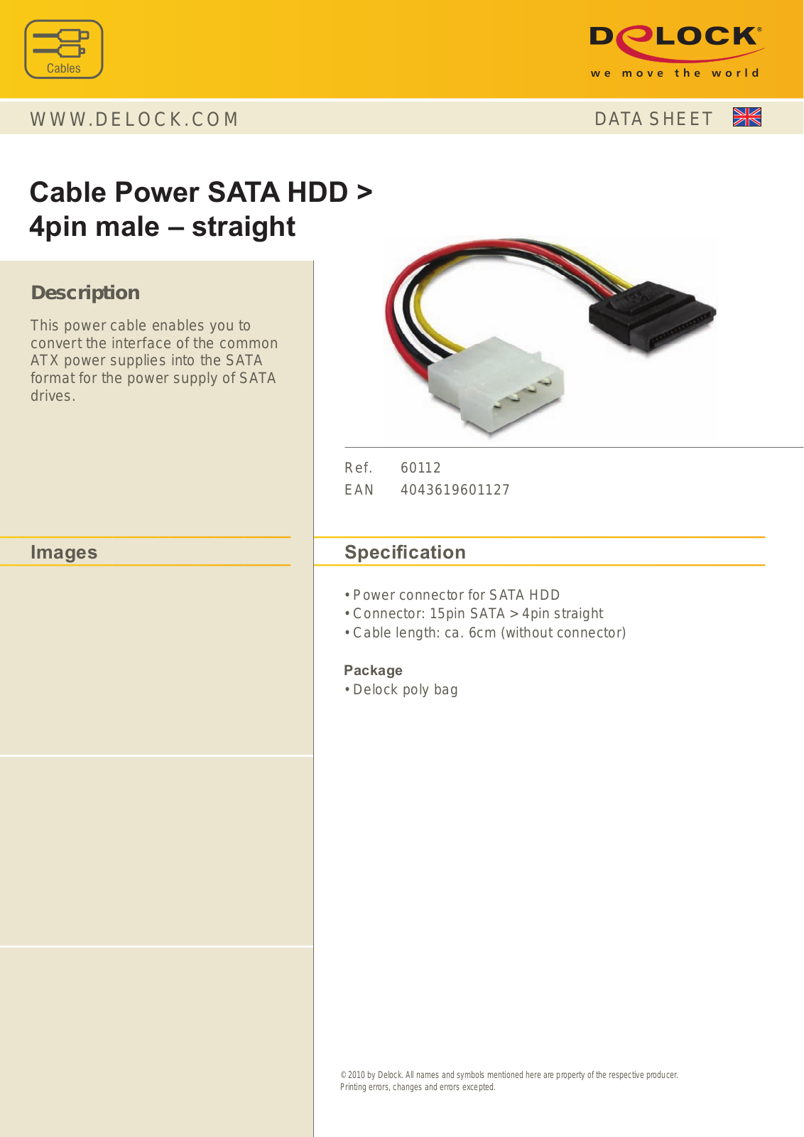 DeLOCK 60112 User Manual