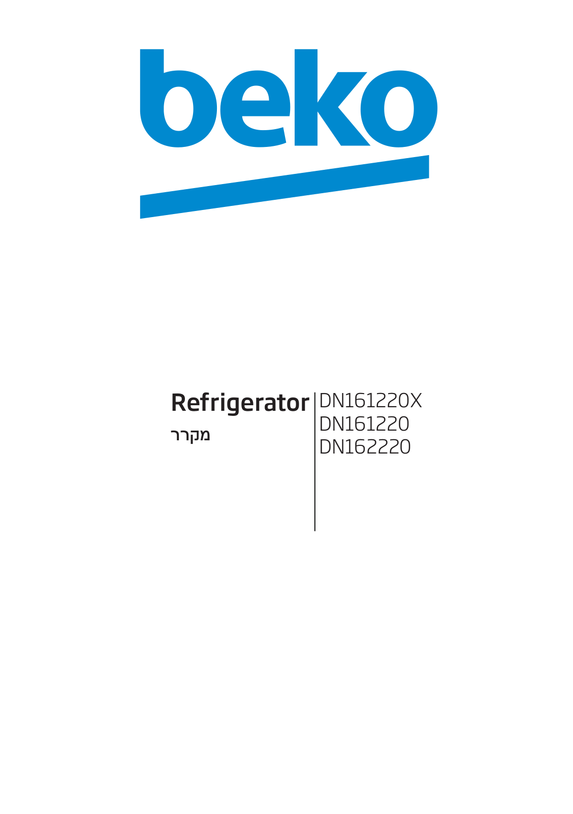 Beko DN161220, DN162220 User manual