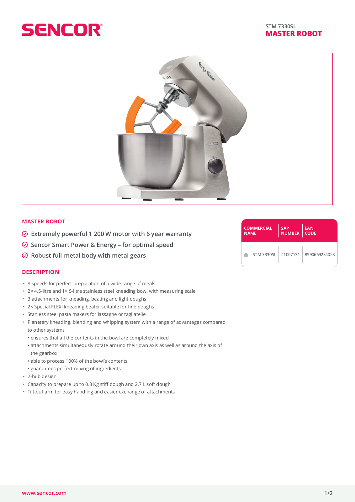 Sencor STM 3730SL User Manual