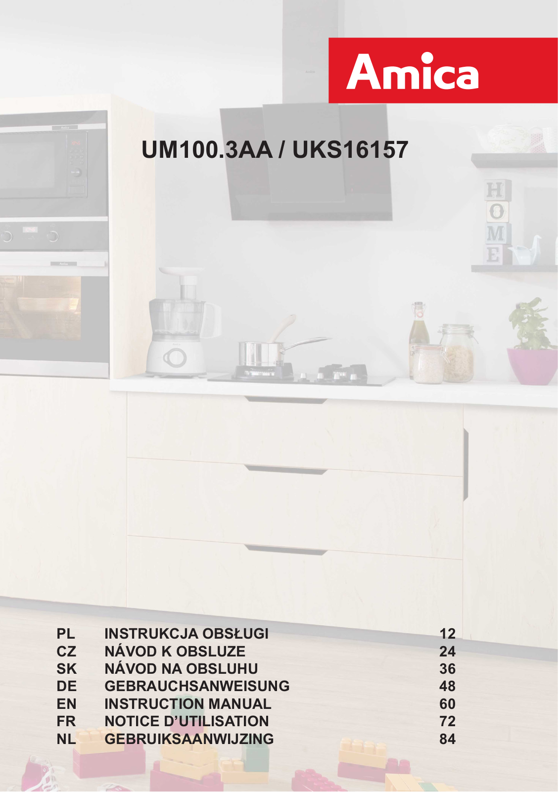 AMICA UM100.3AA, UKS16157 User Guide