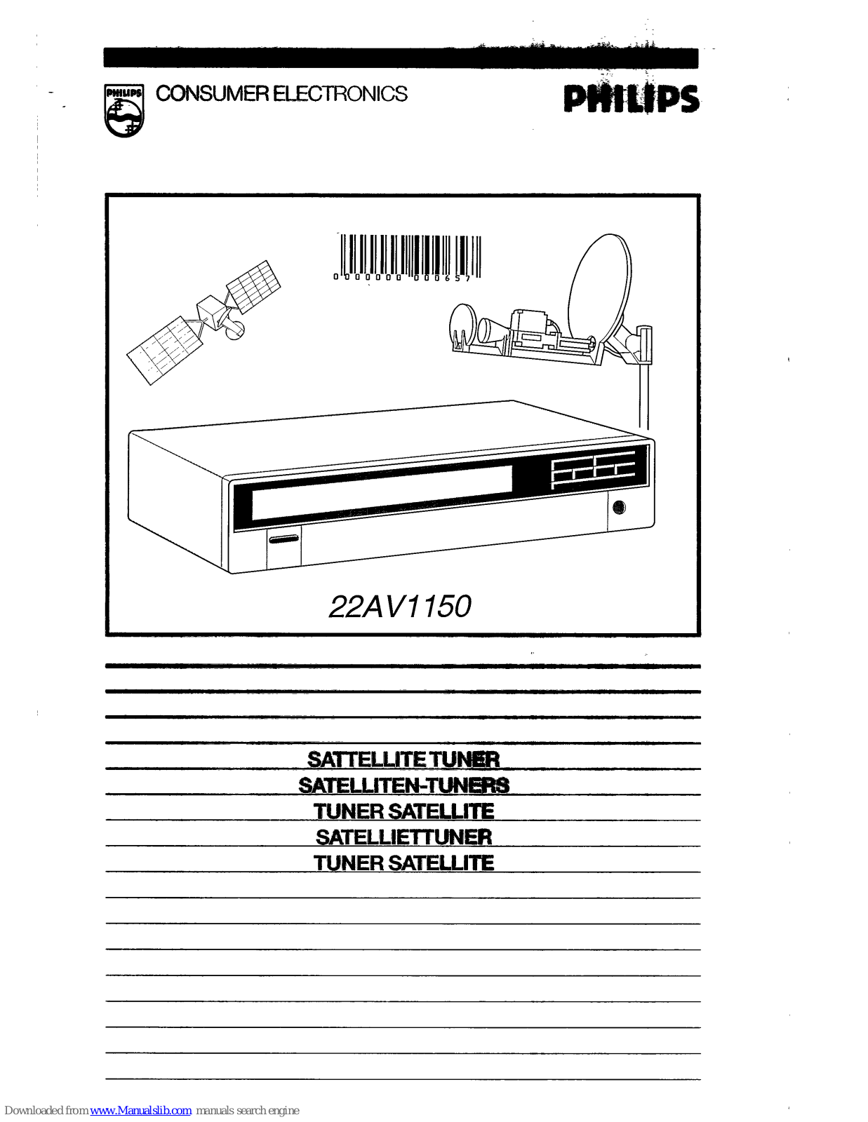 Philips 22AV1150 - annexe 1 User Manual