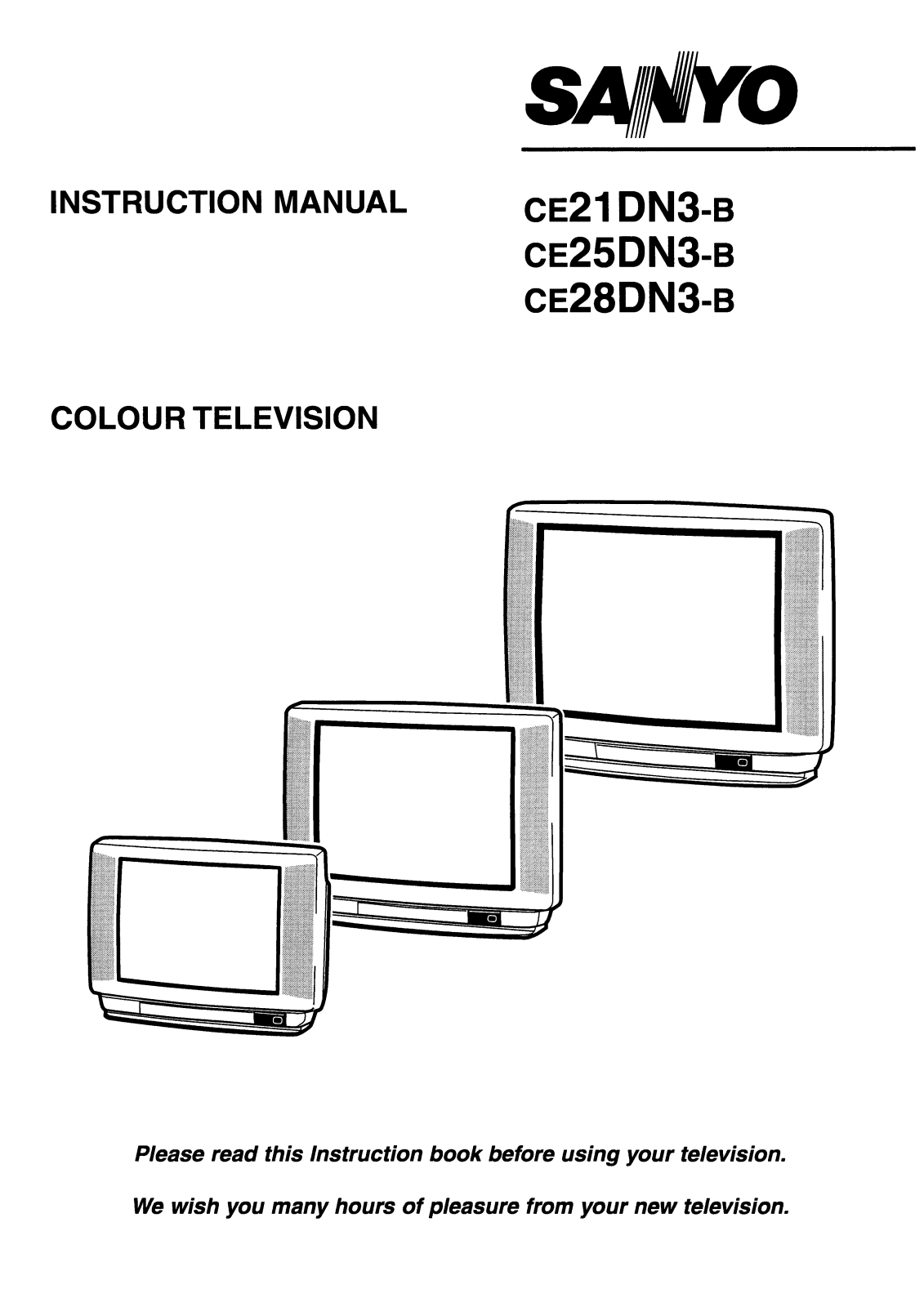 Sanyo CE25DN3-B Instruction Manual