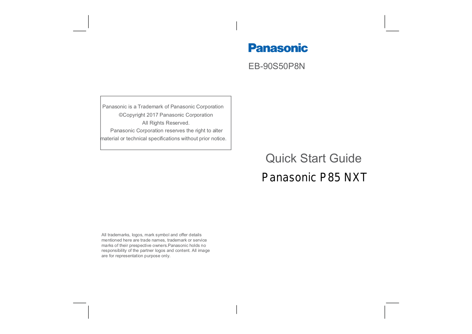 Panasonic S50P8N User Manual