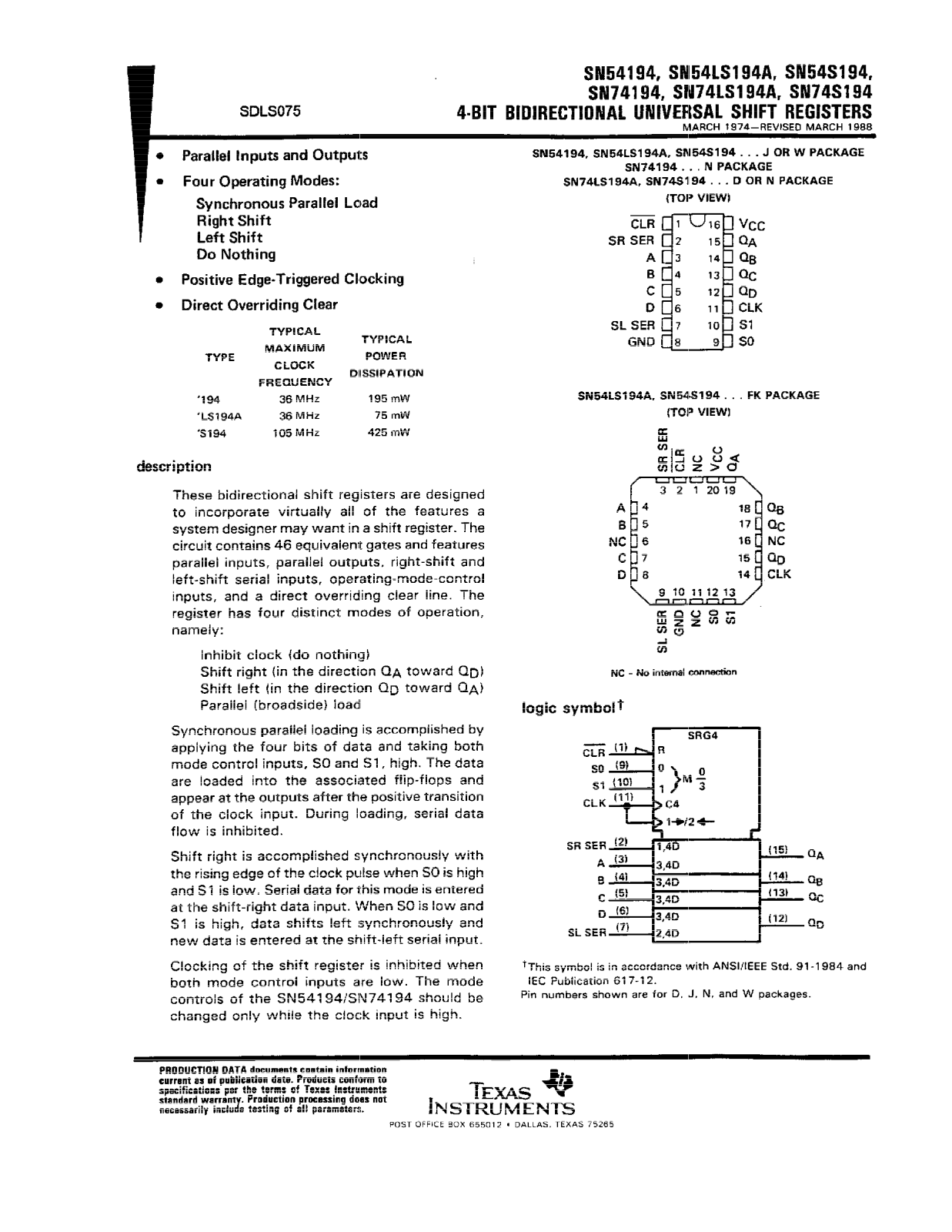 Datasheet LS 194 Datasheet (FREI) - ManualMachine.com
