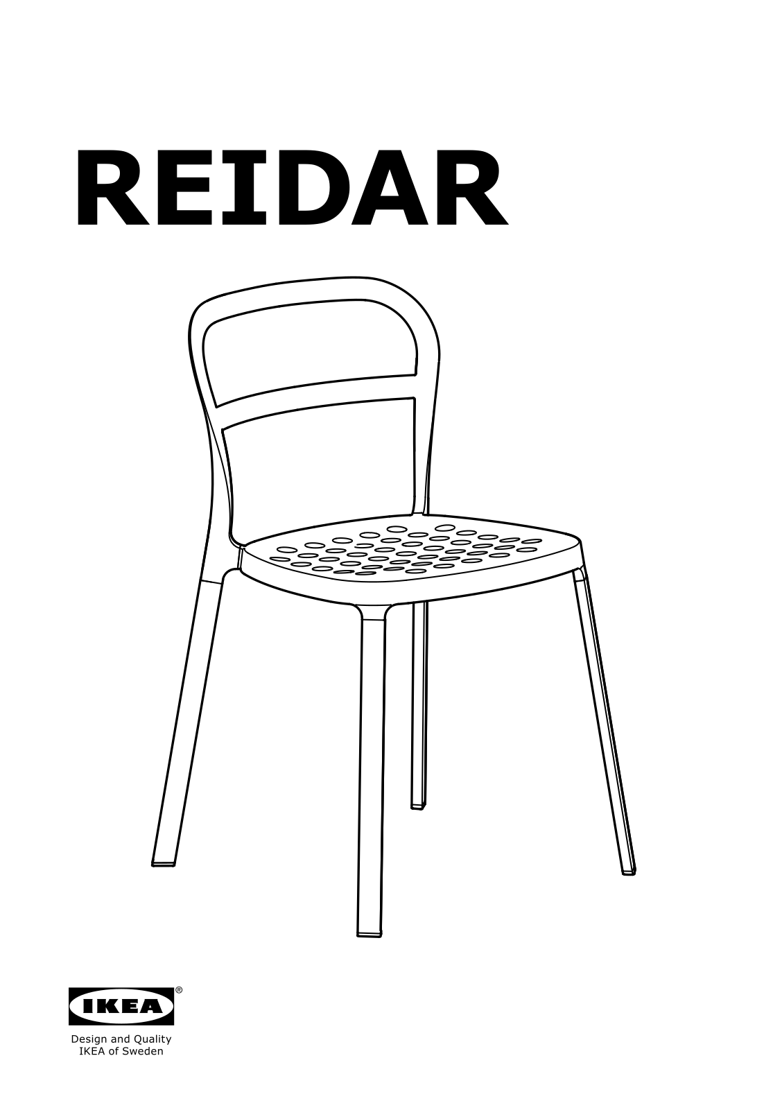 IKEA REIDAR User Manual