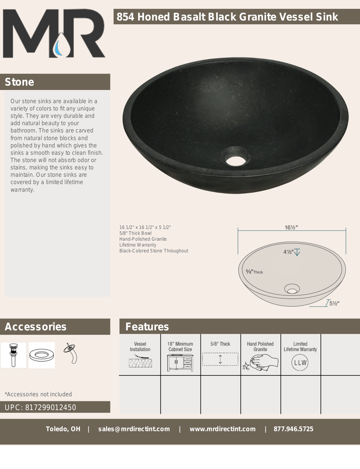 MR Direct MRDR1553 Specifications - ManualMachine.com