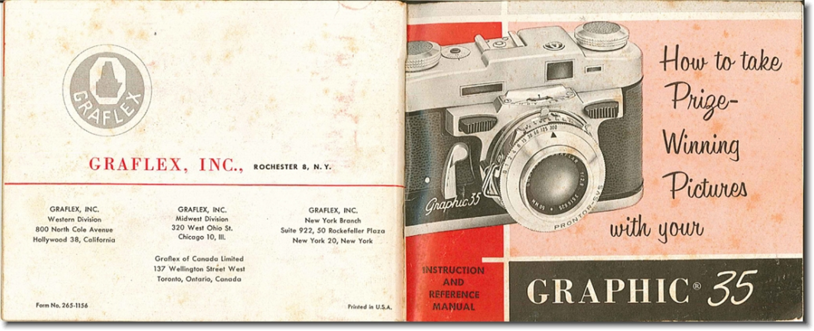 Graflex Graphic 35 Instruction Manual