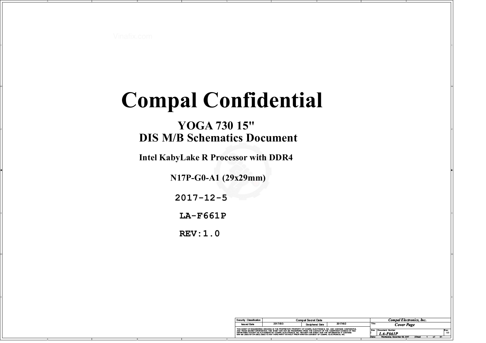 Lenovo Yoga 730-15IKB Schematic