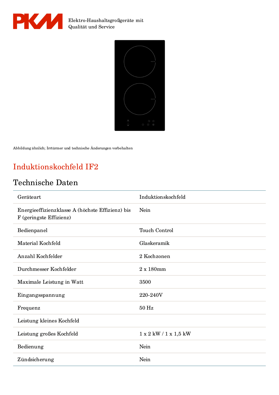 PKM IF2 User Manual