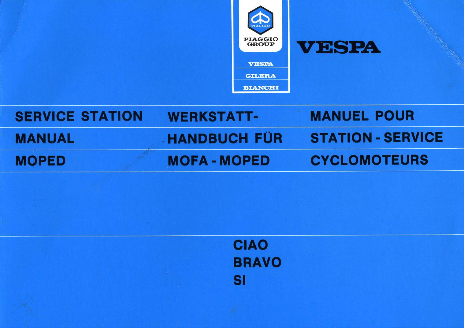 PIAGGIO Ciao User Manual