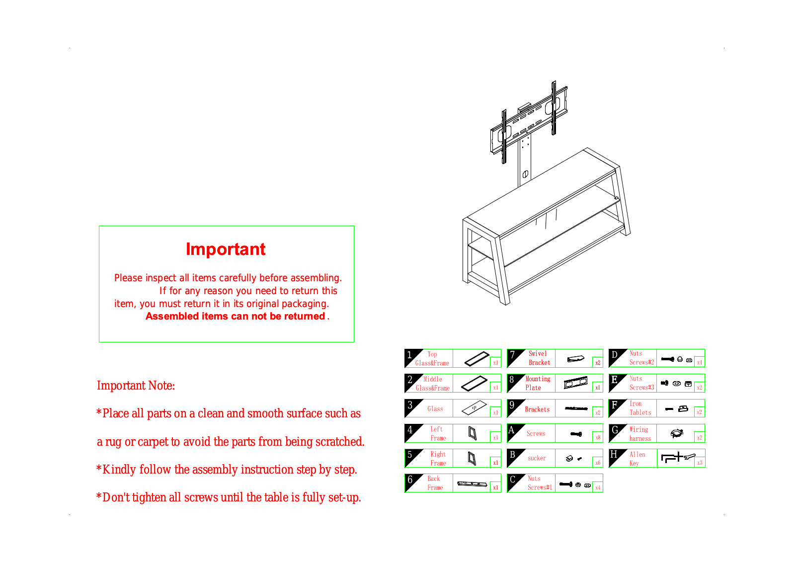 Symple Stuff W008457287 Installation & Assembly - ManualMachine.com