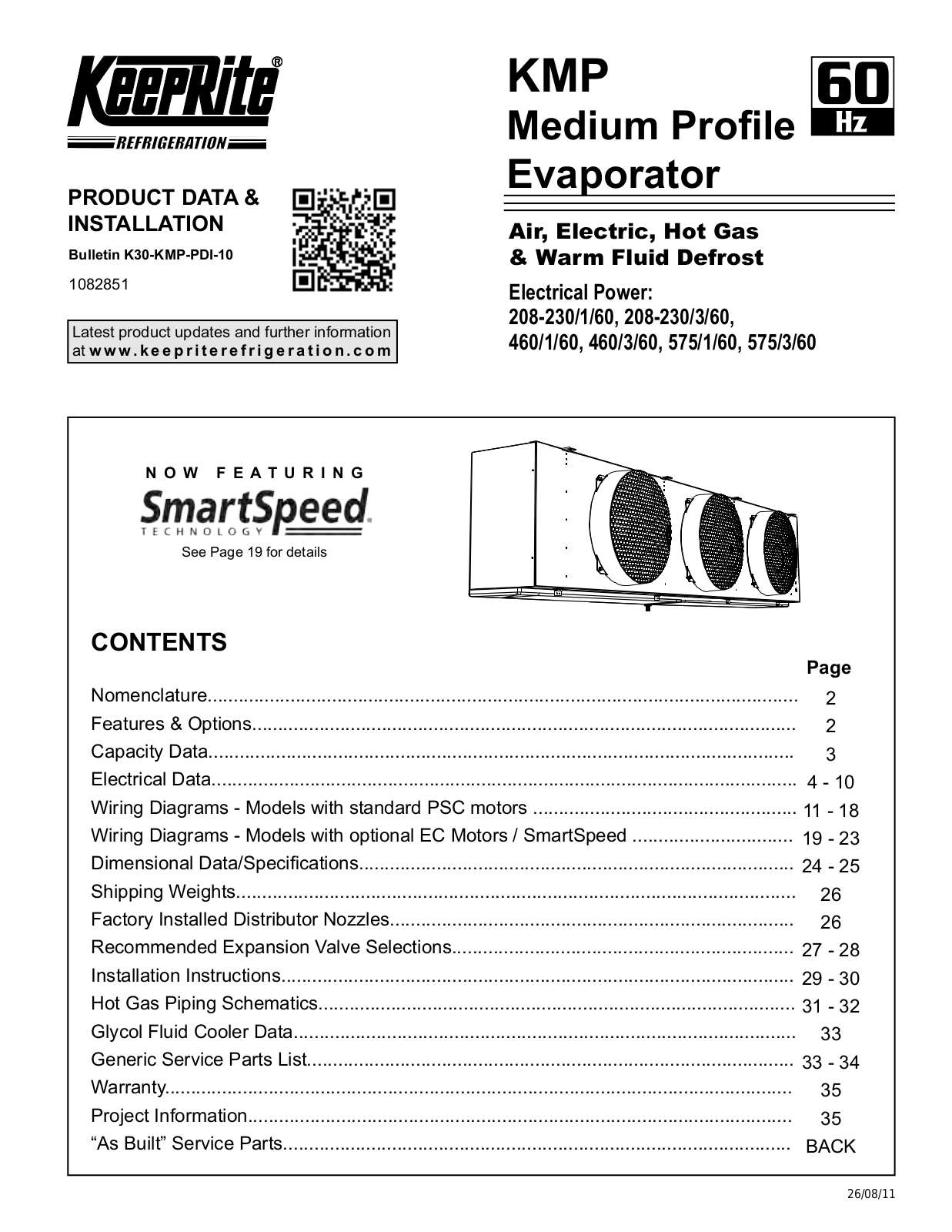 Keeprite 113V Installation  Manual