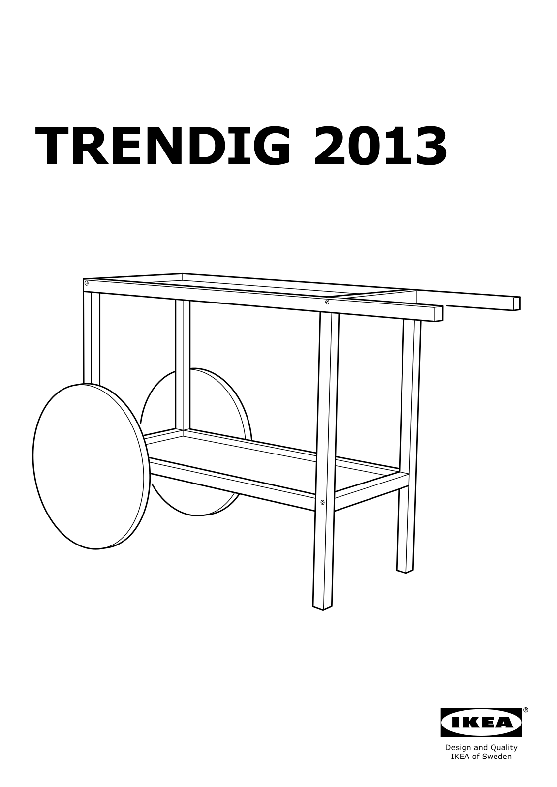 IKEA TRENDIG 2013 Occasional table User Manual