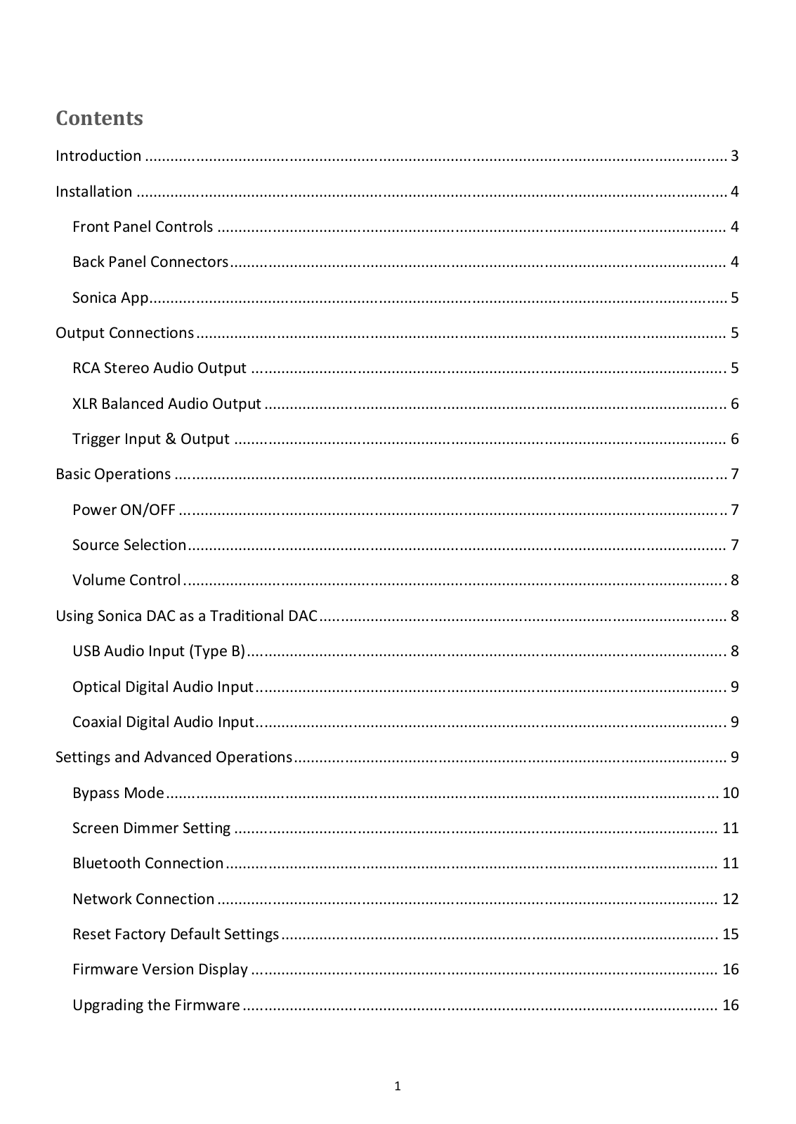 OPPO Sonica DAC User Manual