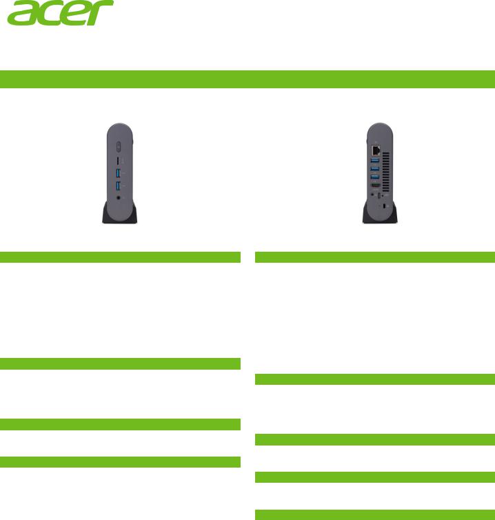 Acer CXI3-3867U Service Manual