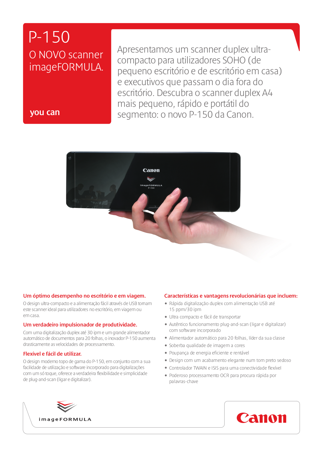 Canon P-150 BROCHURE