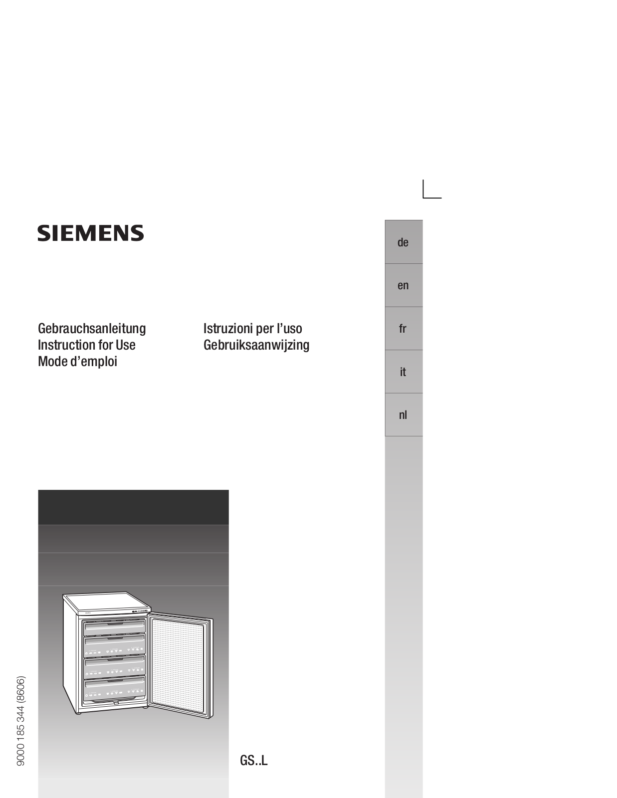 SIEMENS GS14S495 User Manual