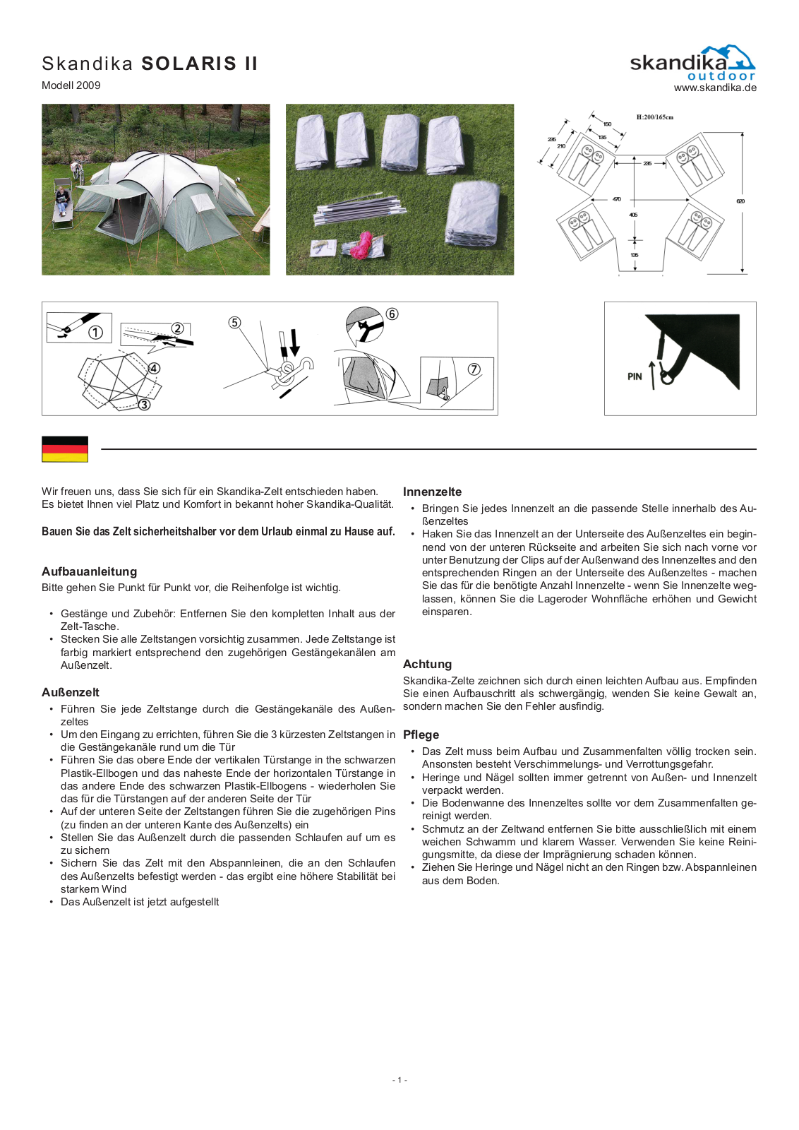 Skandika Solaris II User Manual