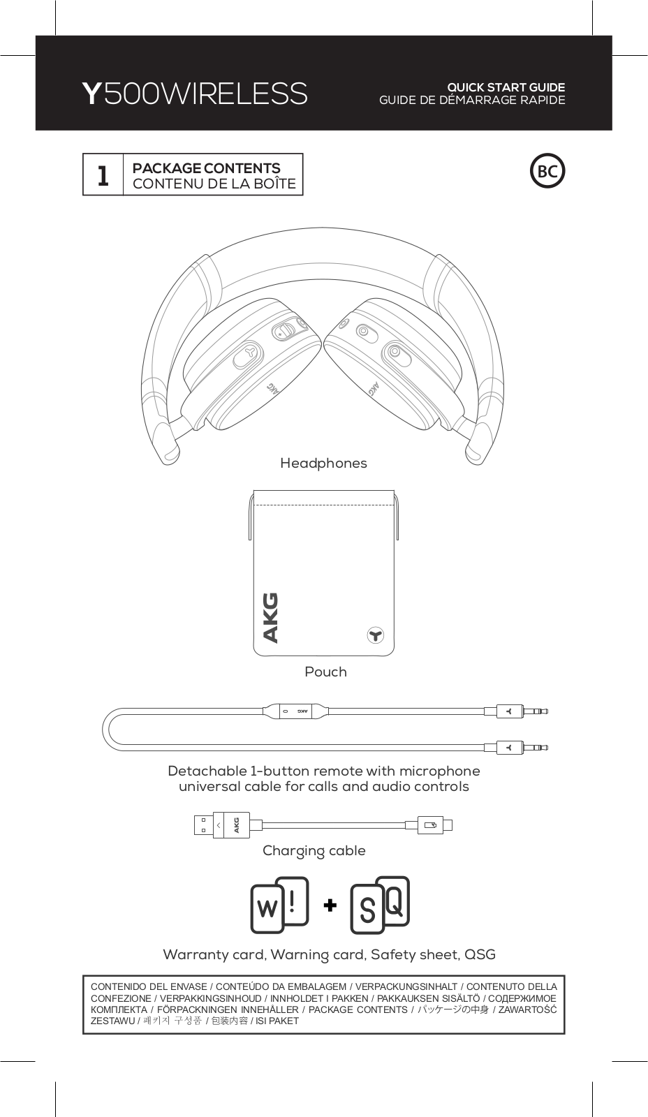 Harman AKGY500BT User Manual