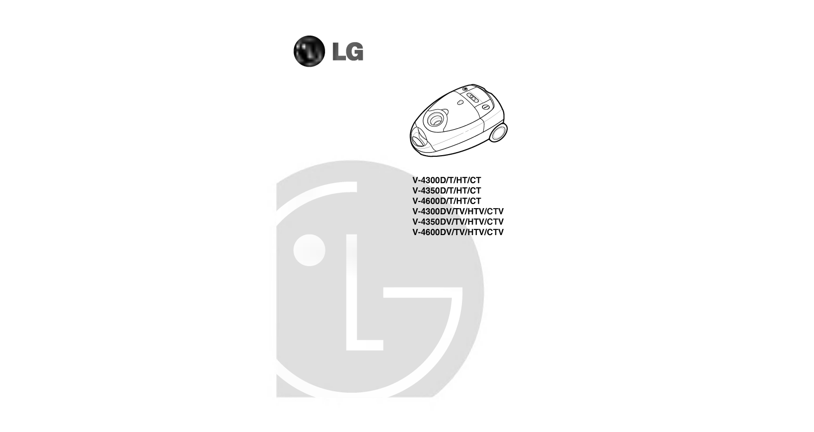 LG V-4300TV Owner’s Manual