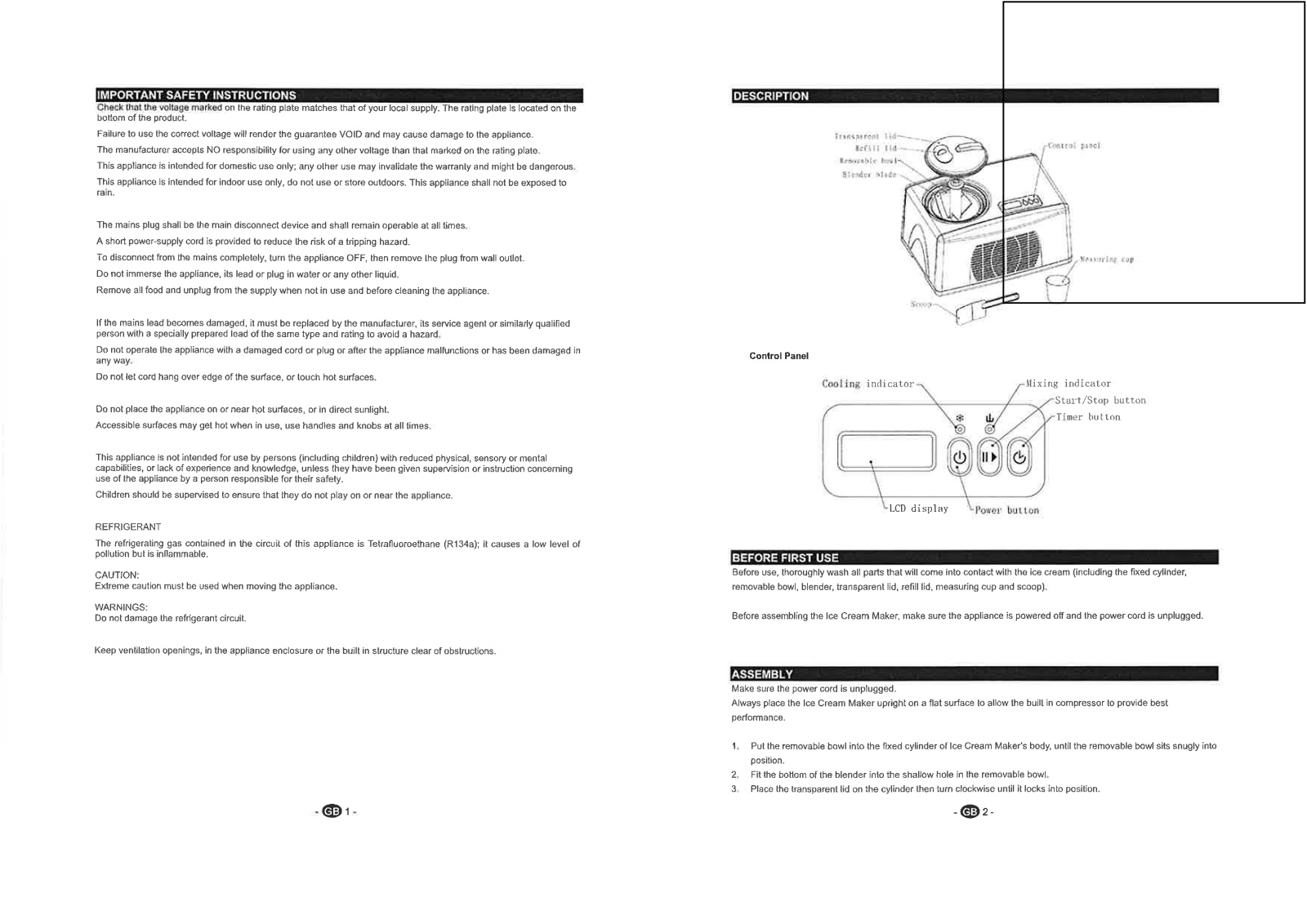 PROLINE ICM 15 User Manual