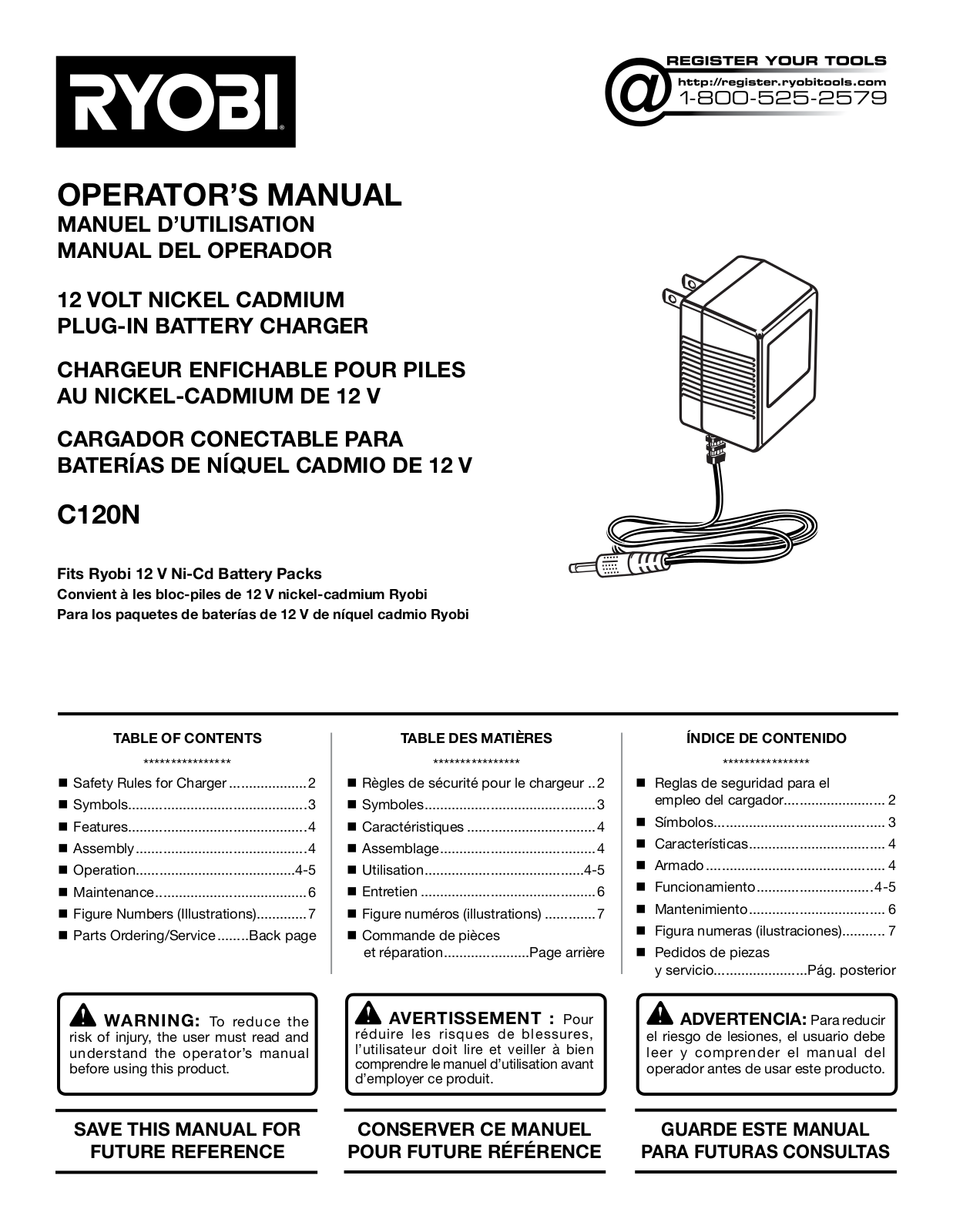 Ryobi C120N User Manual