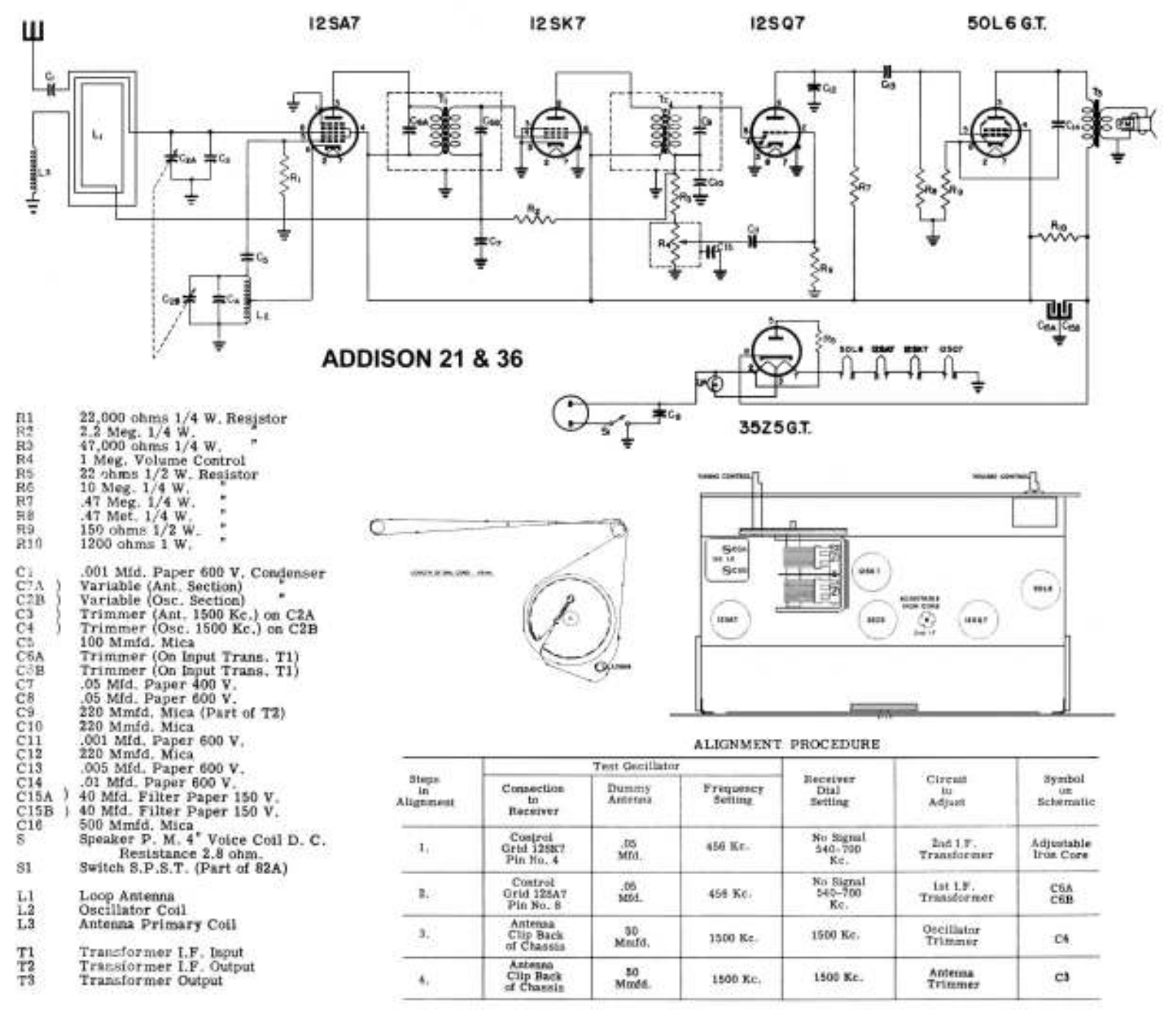 ACOPacific Addison 21 Schematic