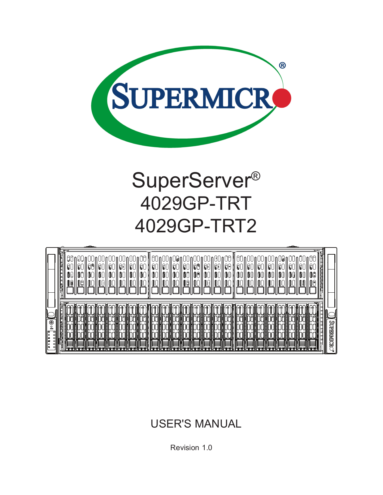 Super Micro SYS-4029GP-TRT2 User Manual