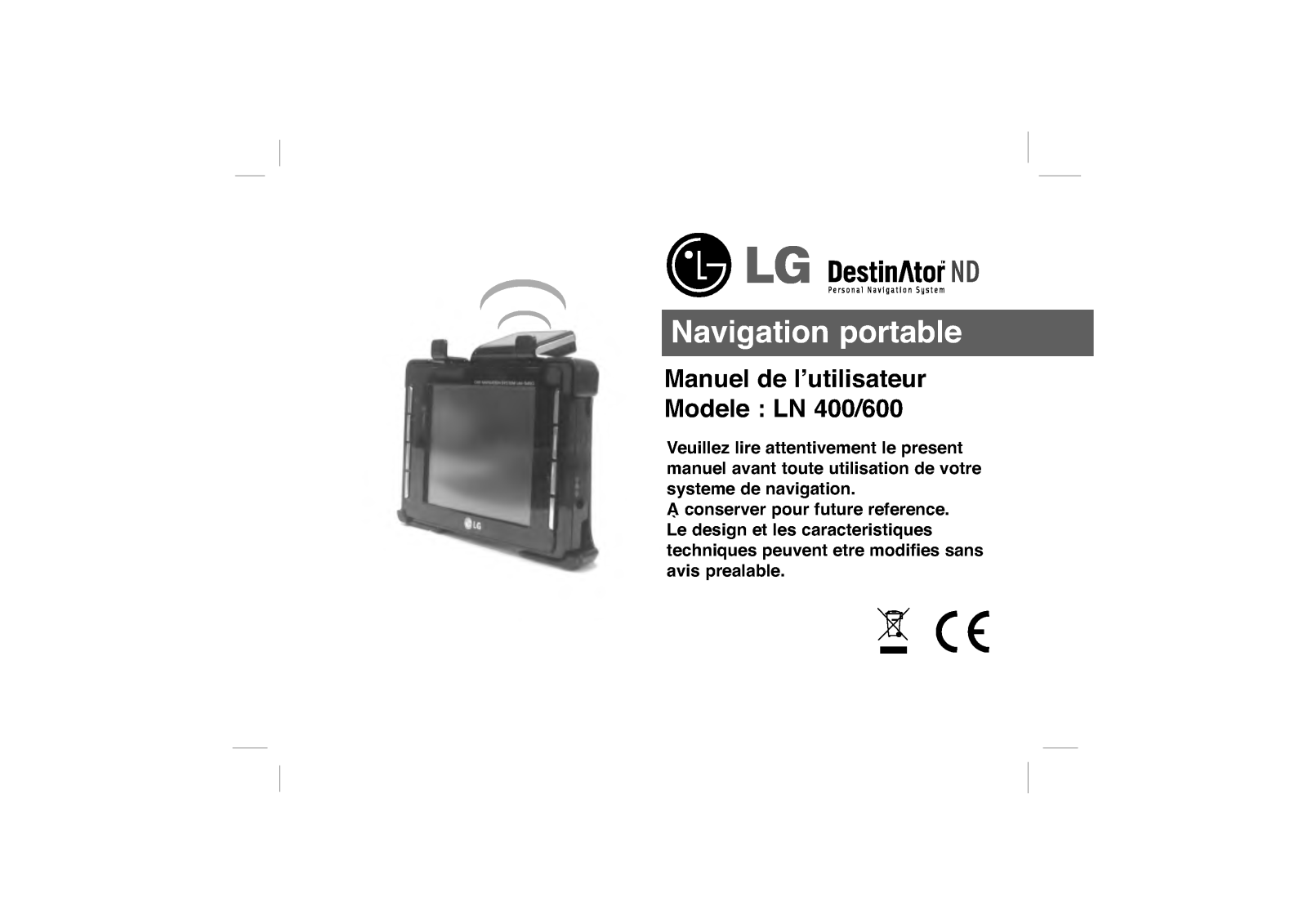 LG LN400 User Manual