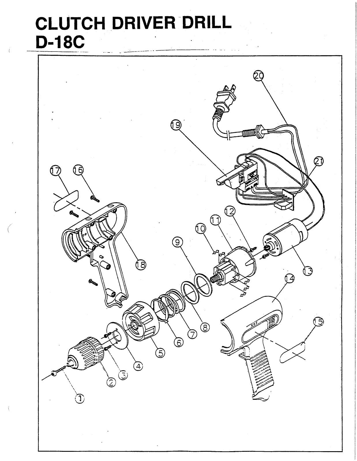 Ryobi D18C User Manual