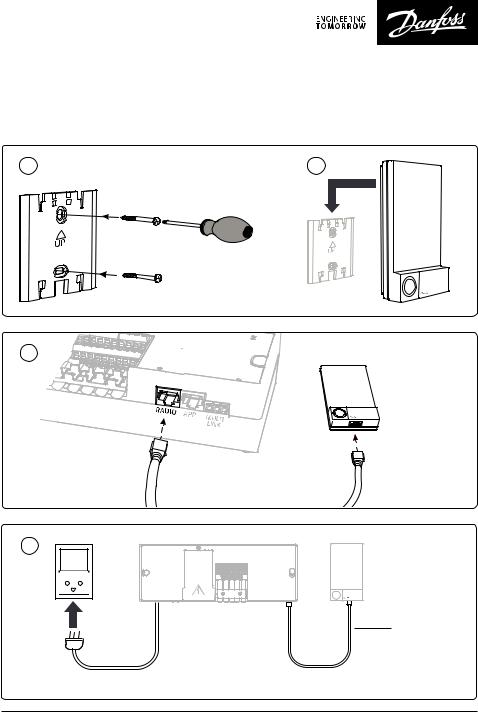 Danfoss Radio Module Installation guide