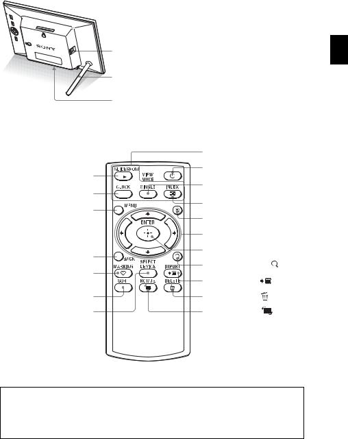 Sony DPF-D85, DPF-D95, DPF-E75 User Manual