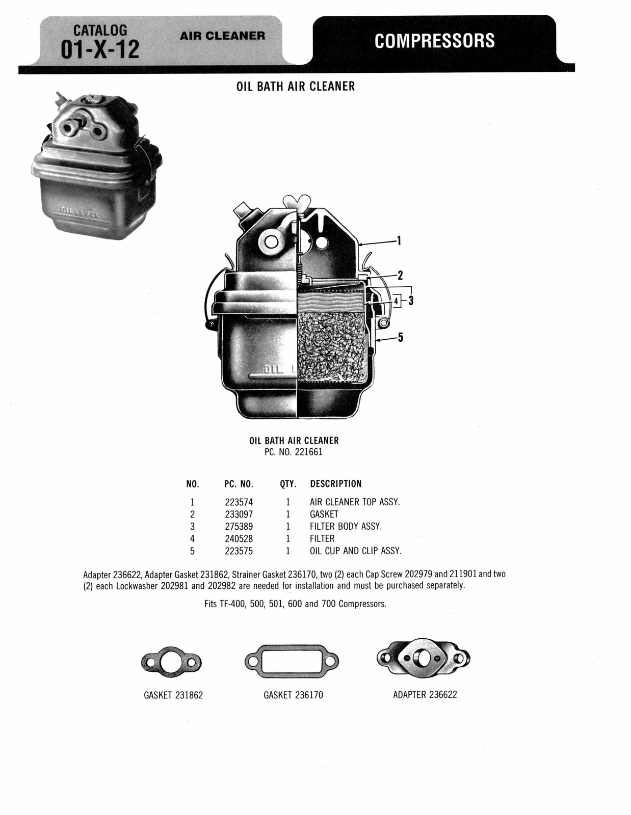 BENDIX 01-X-12 User Manual