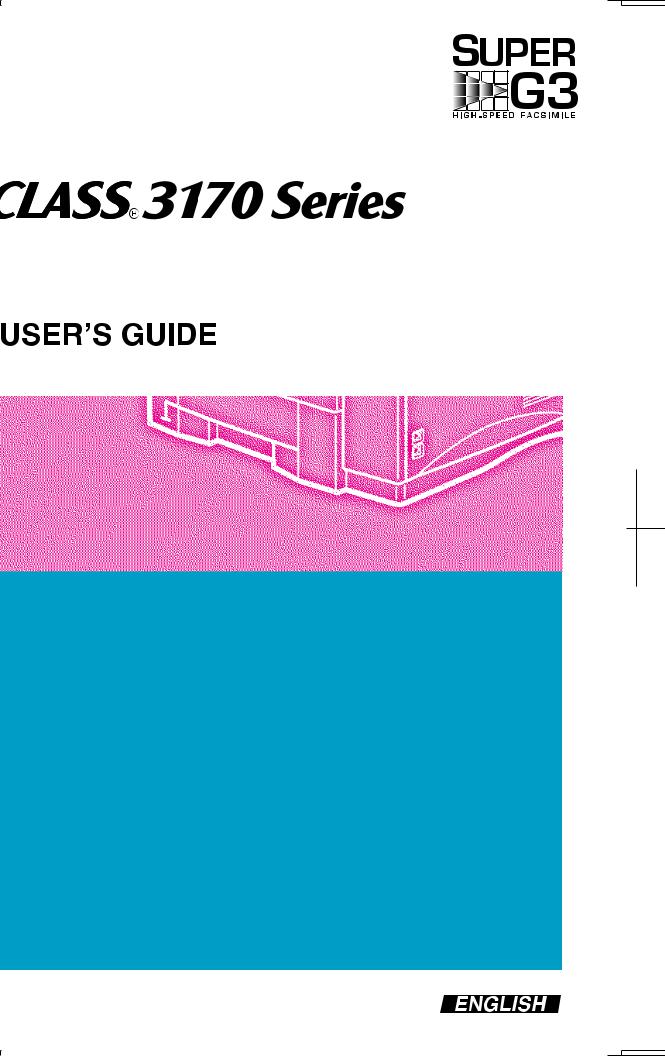 Canon LASER CLASS 3170 User Manual